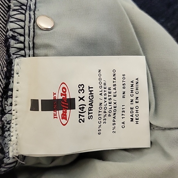 Buffalo Straight Leg Blue Jeans for Women Sz 27 X 33. New With Tags - Picture 8 of 8